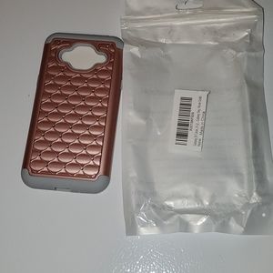 Galaxy J3 phone case - rose gold